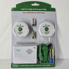 Smart Caregiver Two Call Buttons & Wireless Caregiver Pager – 2 Audible Alarms