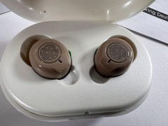 Goodmi GM-902 Rechargeable Hearing Aids Pair W/ Charging Case Beige OTC Adult