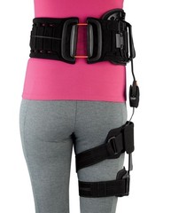 Breg T Scope Post-Op Hip Brace Right Hip Adjustable ROM Orthopedic 08911 31”- 60