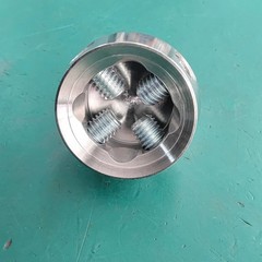 Prosthetic Bi-Directional Pyramid Adapter 32/45/60/75mm Titanium Steel