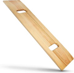 Transfer Board Slide Board, Heavy-Duty Wood for Patient, 440 Pounds, 2 Handles