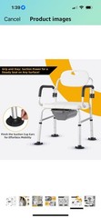 Trondiver Shower Chair With Potty, 350 Lb Capacity, brand new unopened box
