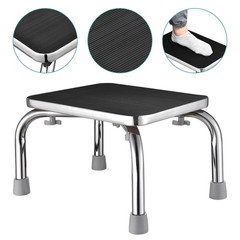 Portable Non-slip Rubber Platform Medical Step Footstool 300lbs Limit Ladder