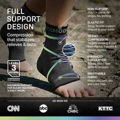 Compression Ankle Brace Socks for Sprains & Tendonitis – Support for Men & Women