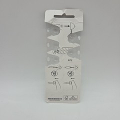 Lot Oticon miniFit 8mm Bass Double Vent Domes For Hearing Aids (40 Domes Total)