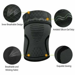Knee Brace Compression Sleeve Support For Sport Gym Joint Pain Arthritis Relief