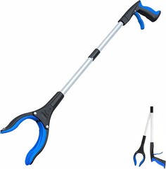 Grabber Reacher Tool – 32” Extra Long Foldable Gripper and Reaching Tool – Heavy