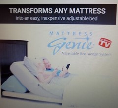 Contour Mattress Genie Adjystable Wedge System King reflux, surgery, snoring New