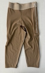 Post-Surgical Recovery Compression Girdle Shorts Zipper Beige Tan Women’s M