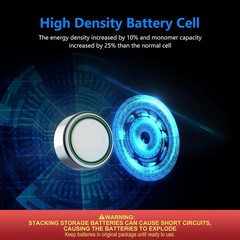 POWEROWL High Capacity LR44 Batteries 40 Pack, L1154F AG13 357 303 SR44 A76 Prem