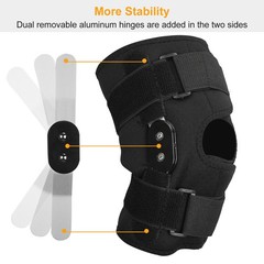 Adjustable Knee Brace Support Wrap Open Patella Compression Relief Neoprene