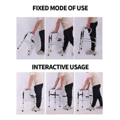 Folding Walker Attachable Seat Walker Accessories for Handicapped Seniors v1