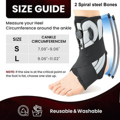 Foot Drop Ankle Brace Support Stabilizer Guard Tendonitis Achilles Sprain Strap