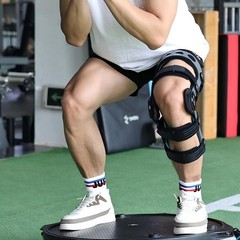 Double hinged ACL postoperative rehabilitation knee brace for Men & Women
