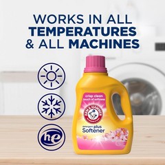 ARM & HAMMER Plus a Touch of Softener, 77 Loads, Liquid Laundry Detergent, 100.5