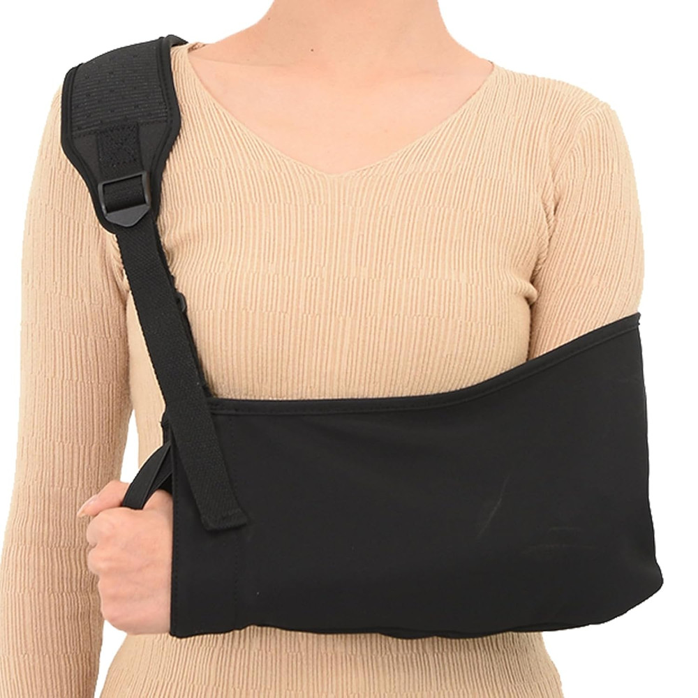 Breathable Arm Sling Shoulder Immobilizer with Pad for Rotator Cuff, Wrist & Elb