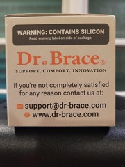 DR. BRACE Pro Knee Brace w/ Side Stabilizers & Patella Gel Pad – Size L – New!