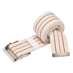 60 Inch Metal Buckle Transfer and Gait Belt for Standing and Walking Assistance