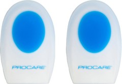 Procare Silicone Heel Cup Inserts 1 Pair Small/Medium Shoe Size Mens 5-9 /
