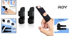 Dual Pack Adjustable Finger Splints for Arthritis & Injuries – Comfort & Support
