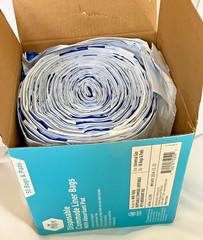 BRAND NEW MedPRIDE Disposable Commode Liner Bags, Pack of 50, Odor Neutralizing