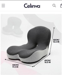 Celinva Orthopedic Cushion Ergonomic Memory Foam Brand New Unused Open Box