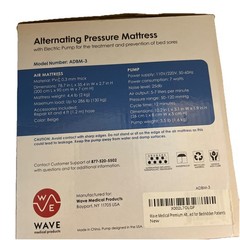 NEW Wave Alternating Pressure Mattress | Includes Electric Pump for Bedsores