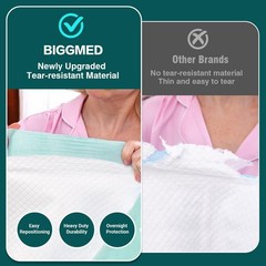 Tear-Resistant Chucks Pads Disposable 48″ x 36″ 20 Count Underpads Ex