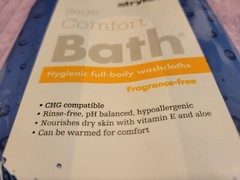 New! Stryker Sage Comfort Bath Fragrance-Free Washcloths