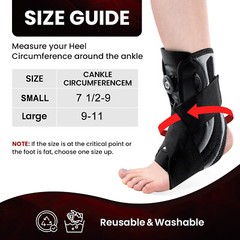 Ankle Stabilizer Brace Support Rotatable Tendon Plantar Fasciitis Pain Relief