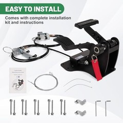 Universal Passenger Side Dual Control Gas and Brake Pedal, Right Hand Drive