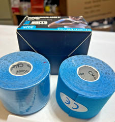 2 ROLLS BLUE Kinesiology Tape Sport Athletic Muscle Support Therapeutic 2INX16FT