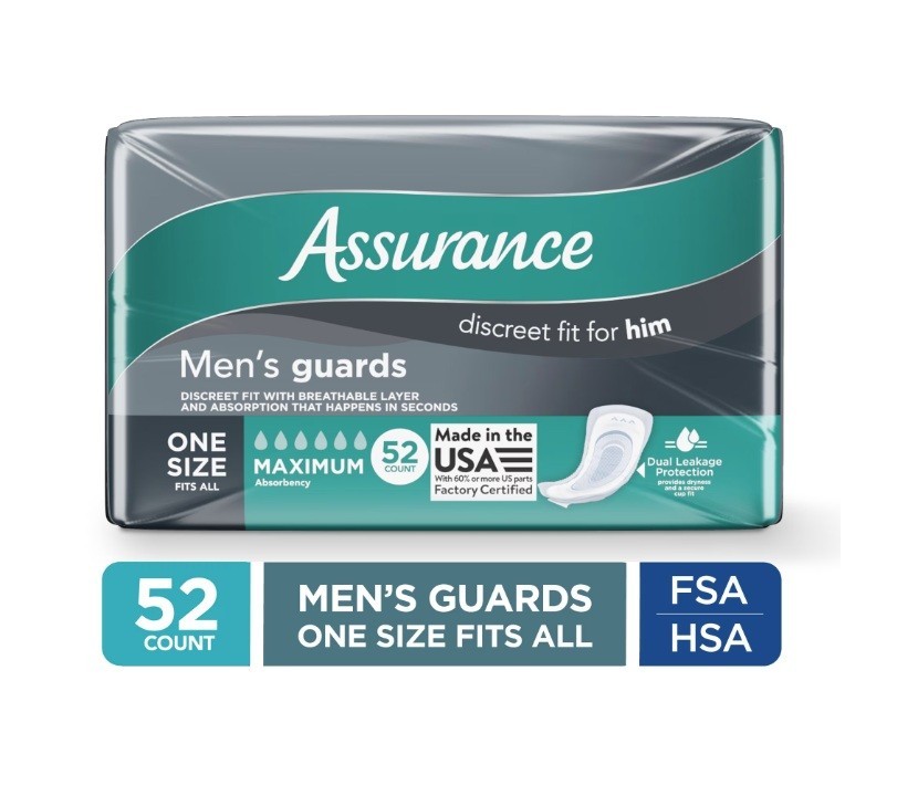 Men’S Guards, Maximum Absorbency, 52 Count