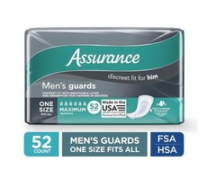 Men’S Guards, Maximum Absorbency, 52 Count