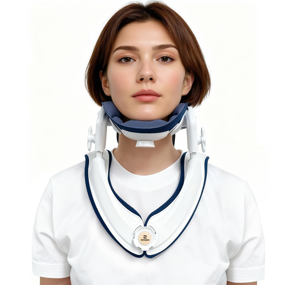 Cervical Traction Device, Lightweight & Adjustable Neck Stretcher for Neck Suppo