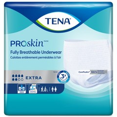 TENA Extra Adult Absorbent Underwear Small 25“-35“ Heavy Absorb -64/Case