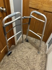 Walker med gear dual release folding walkers make offer Style 7803 max lbs 300