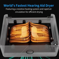 Hearing Aid Dryer, World’s Fastest Dehumidifier for Hearing Aids Amplifier, U…