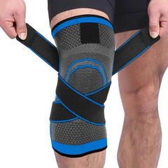 DCF Knee Braces, Sleeve for Men and Women – knee compression 3XL, Blue