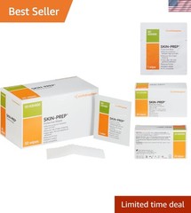 Smith+Nephew Skin-PREP Protective Dressing Wipes – 50 Count, Alcohol-Infused