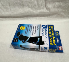 Compression Socks Anti-Fatigue Miracle Socks Reduce Swelling Black S/M