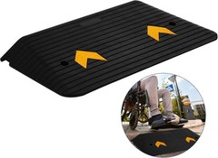 4″ Rise Rubber Wheelchair Ramp Threshold Ramps Doorway 33069 LBS Capacity