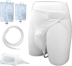 Wearable Urinary Drainage Bag for Men,Reusable Urine Colle,Urinary Drainage Bag