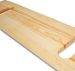 Transfer Board Slide Board, Heavy-Duty Wood for Patient, 440 Pounds, 2 Handles