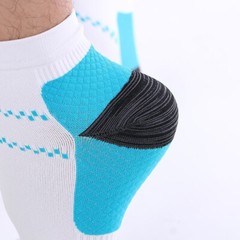 Women Men Low Cut Ankle Compression Socks Supports Nylon Athletic Sports Cycling