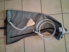 Tactile Medical Flexitouch Short Full Leg Garment L-FL-SH-A Gray w/ Hose