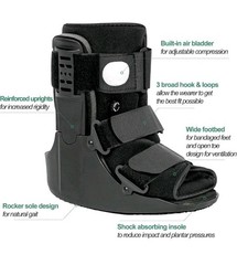 Air Walker Boot, Fracture Boot Short Walking Protection Fits Left or Right Foot
