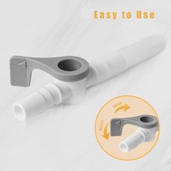 Best Drainage Catheter Valves 5 Pack and Two Plugs Easy to Use Lever Tap Easily