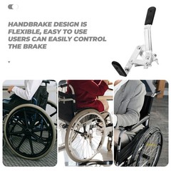 2 Pcs Wheelchair Brake Lever Levers Replacement of Handle Brakes