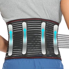 Lower Back Brace Herniated Disc Lumbar Support Belt Pain Relief Women Men Girdle